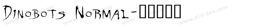 Dinobots Normal字体转换